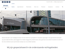 Tablet Screenshot of brandsadvocaten.nl